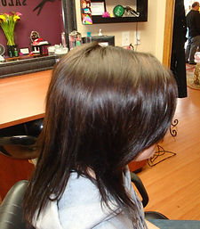 Medium Haircut and Color