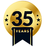 35 Years Badge