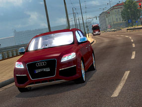Euro Truck Simulator 2 - AUDI Q7 Araba Modu + Römork