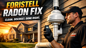 Professional Radon Mitigation in Foristell, Missouri with clean exterior ASD system installation on a modern Missouri home