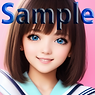 一枚絵【5枚入り】JK_シリーズ  31-35