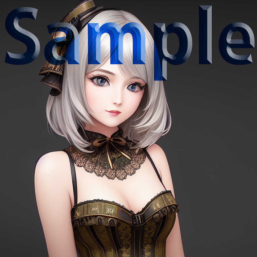 サムネイル： 一枚絵【5枚入り】Steampunkシリーズ 1-5
