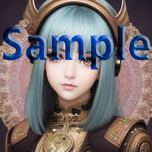 一枚絵【5枚入り】Steampunkシリーズ 46-50