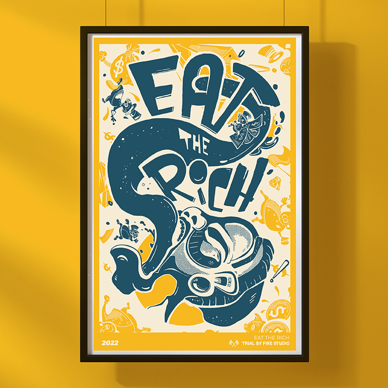 Eat The Rich (Art Print)