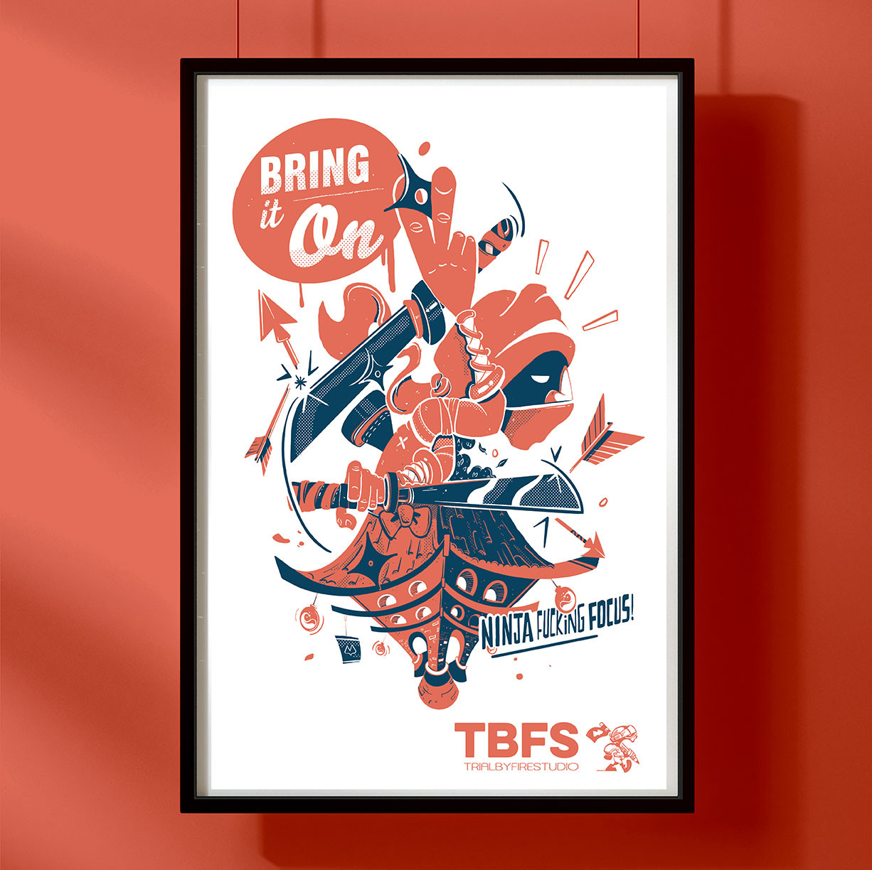 Ninja Focus (Art Print)