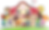 Schoolhouse Isolated with kids Transparent.png
