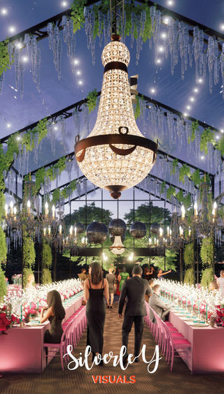 3D Render Visualisation of the Orangery based on PBI Architecture's Orangery - Silverley Visuals - Weddings and Events