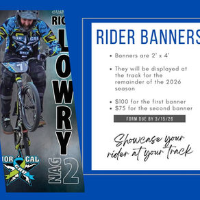 2026 Rider Banners