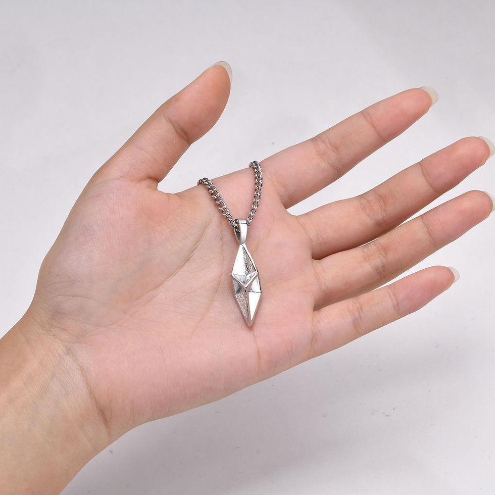 Thumbnail: StellarPoint Geometric Pendant Necklace