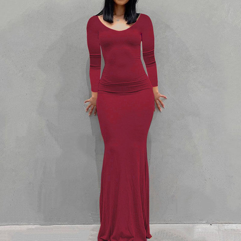 Thumbnail: Sophia Long Sleeve Maxi Dress