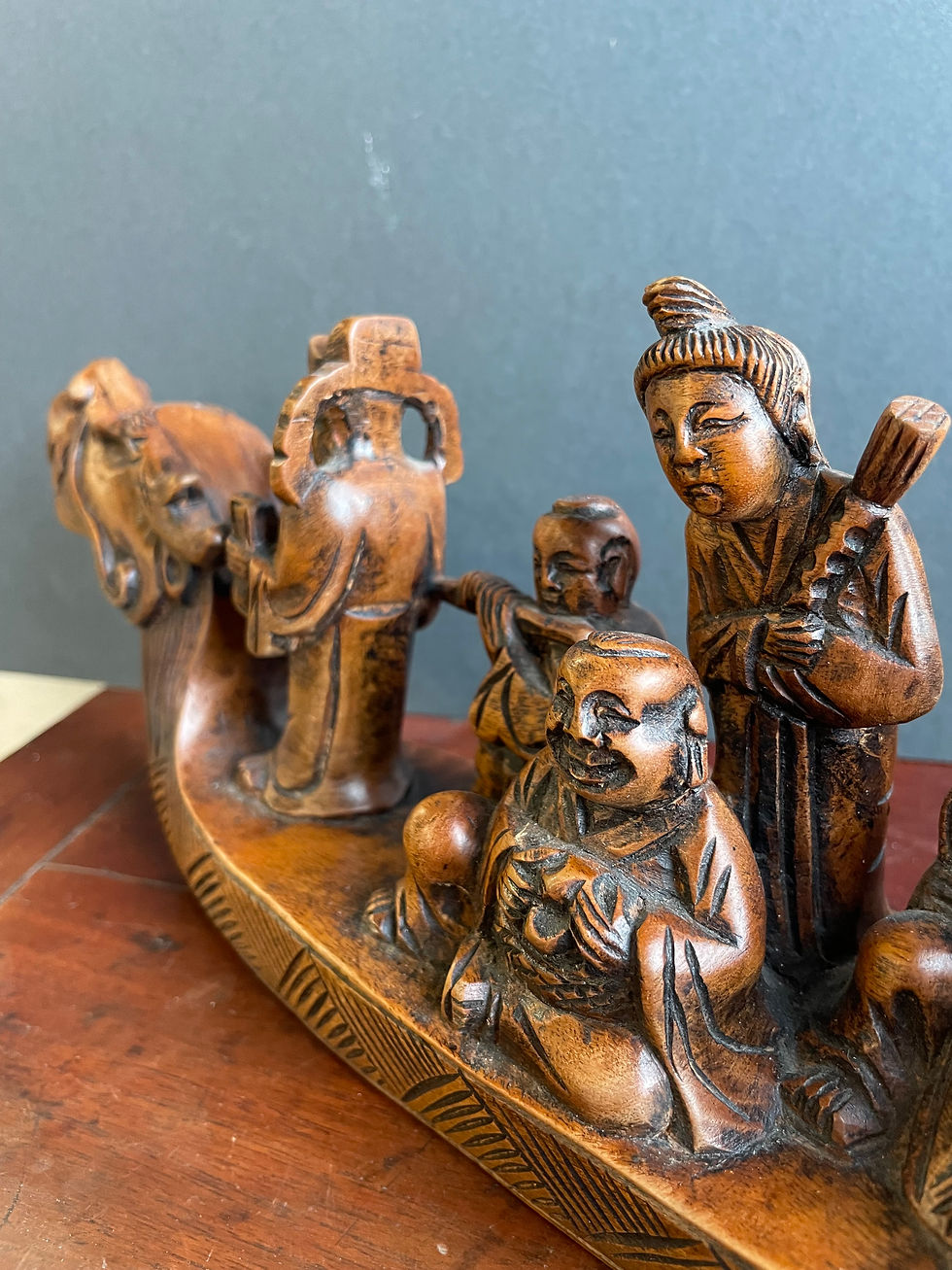 Thumbnail: Eight Immortals on Boat AS0318