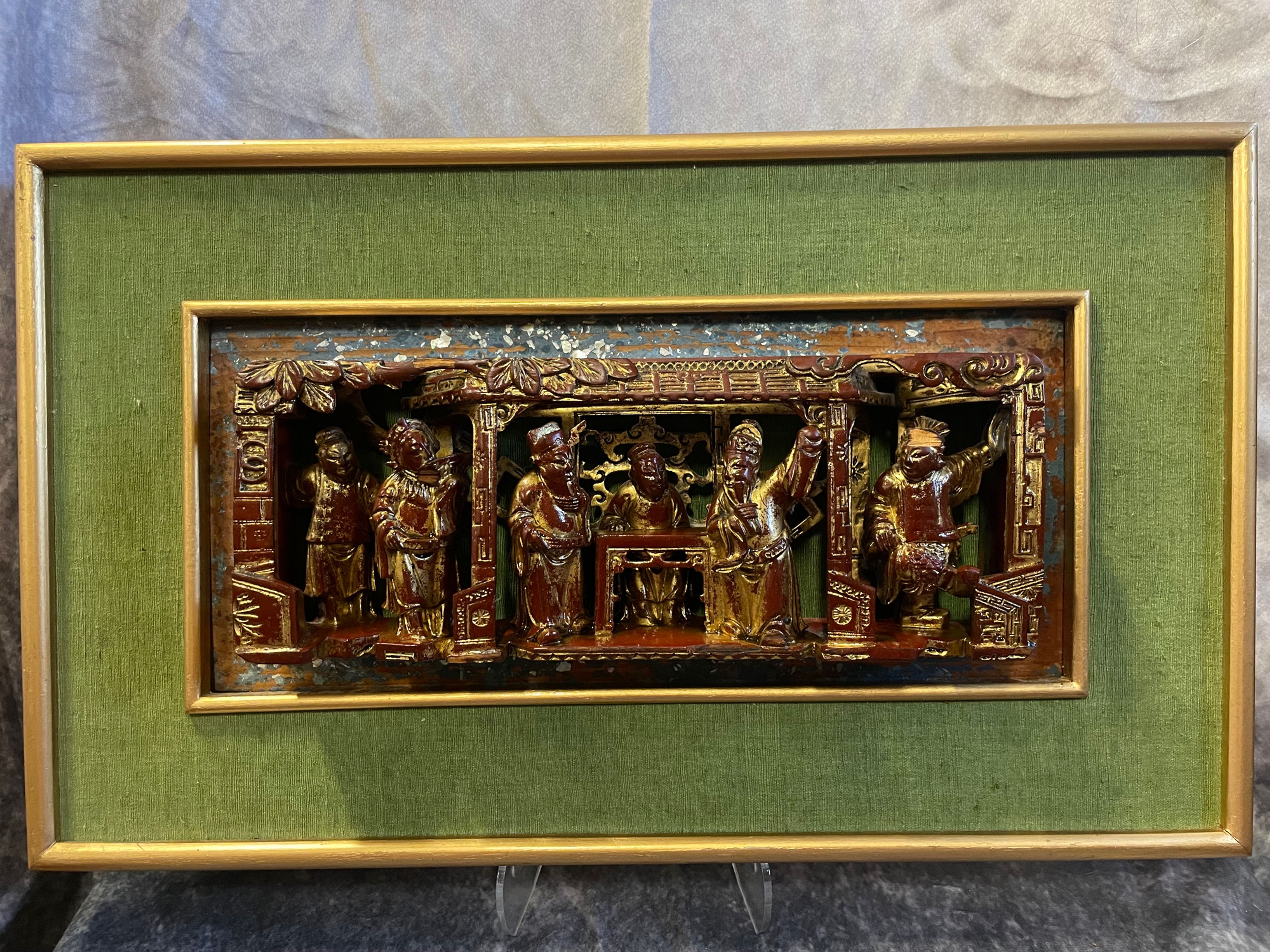 Antique Chinese Carved Panel WP0040