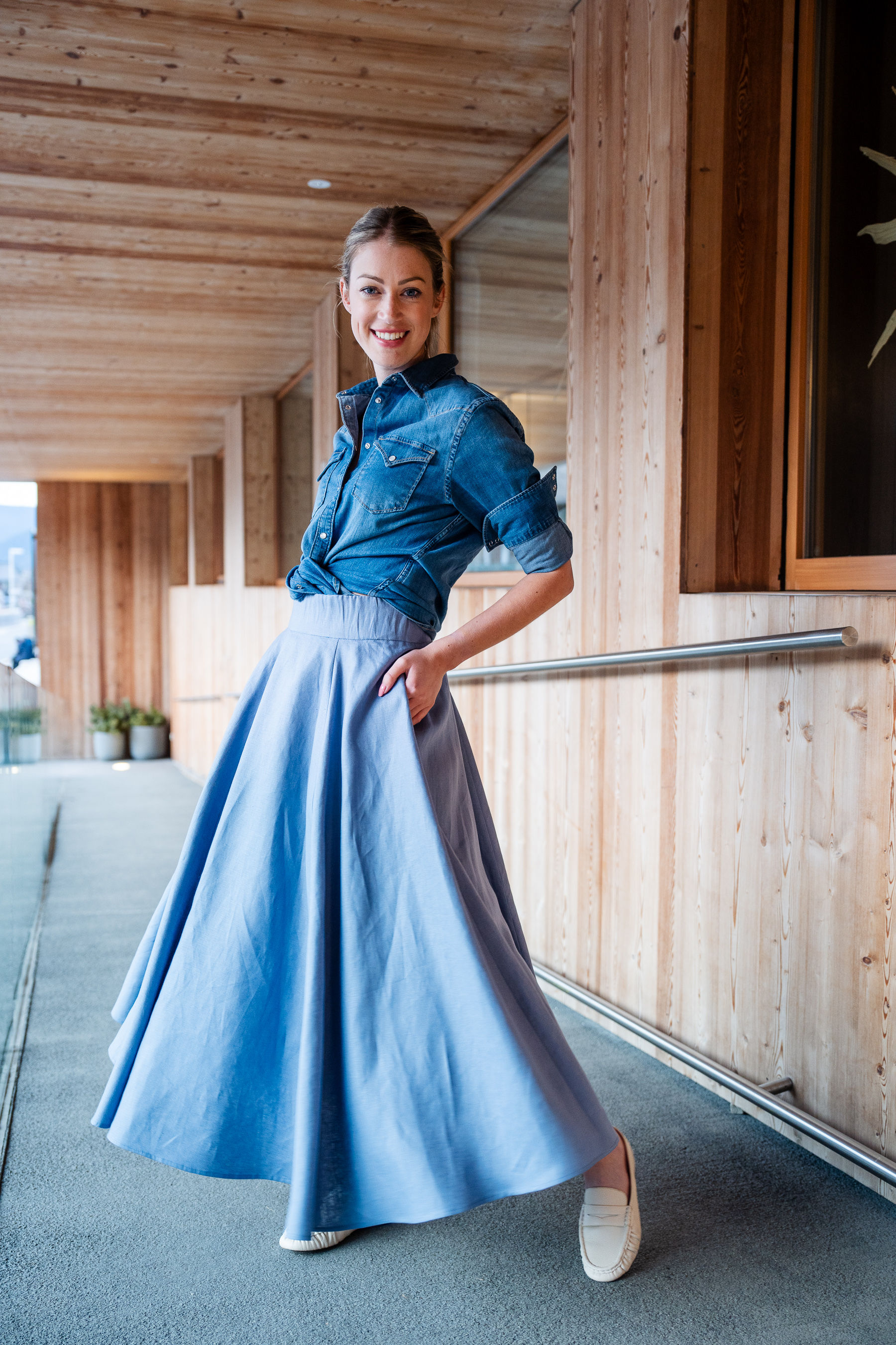 FRIDA Leinen Bluebell