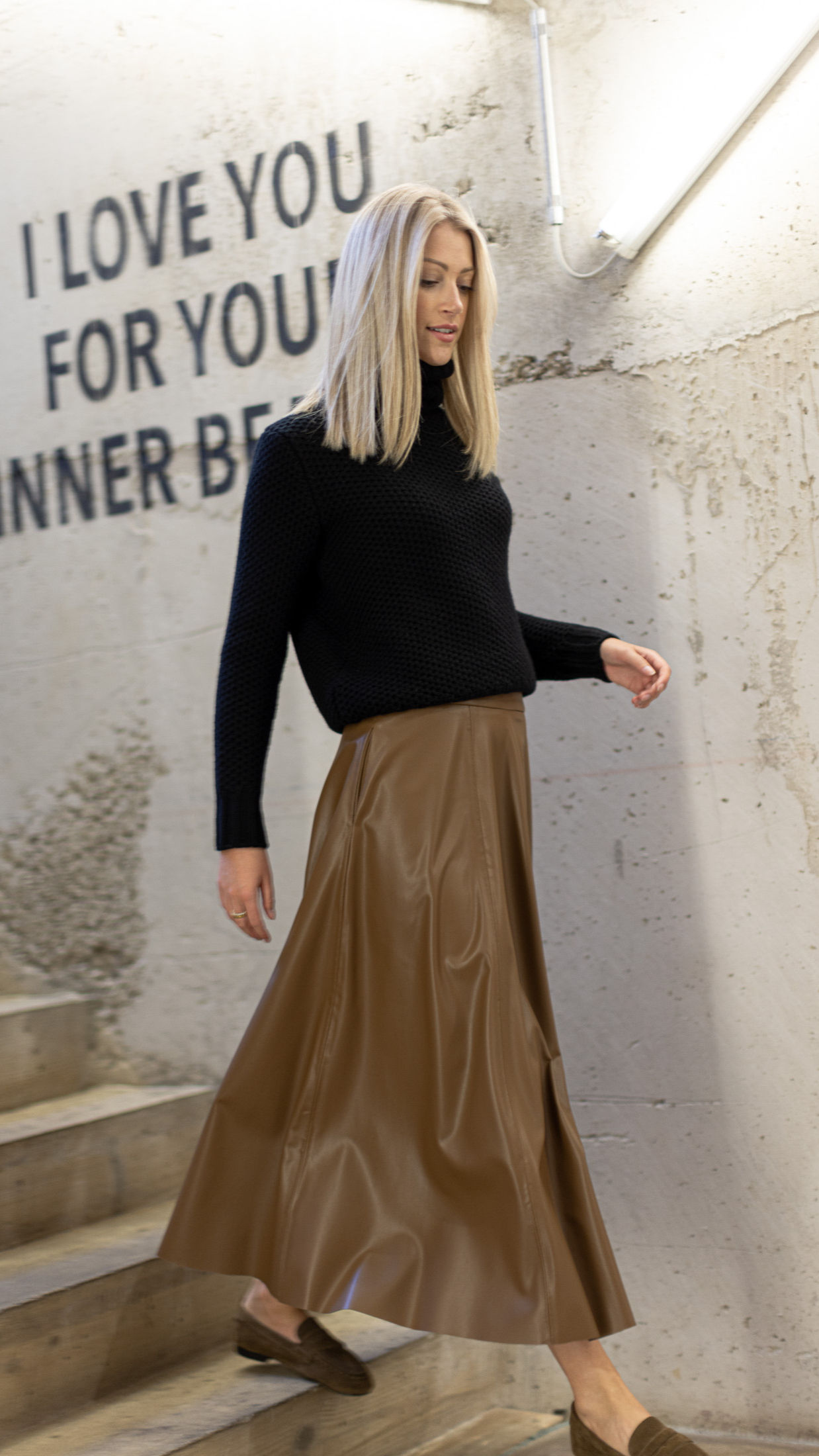 ANASTASIA Leder vegan Zimt