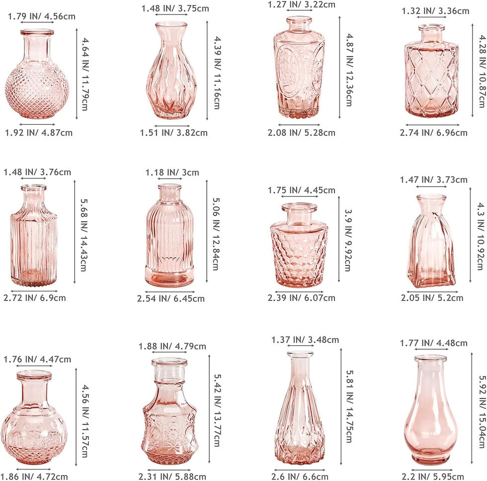 Thumbnail: Bud Vases, light dusty rose