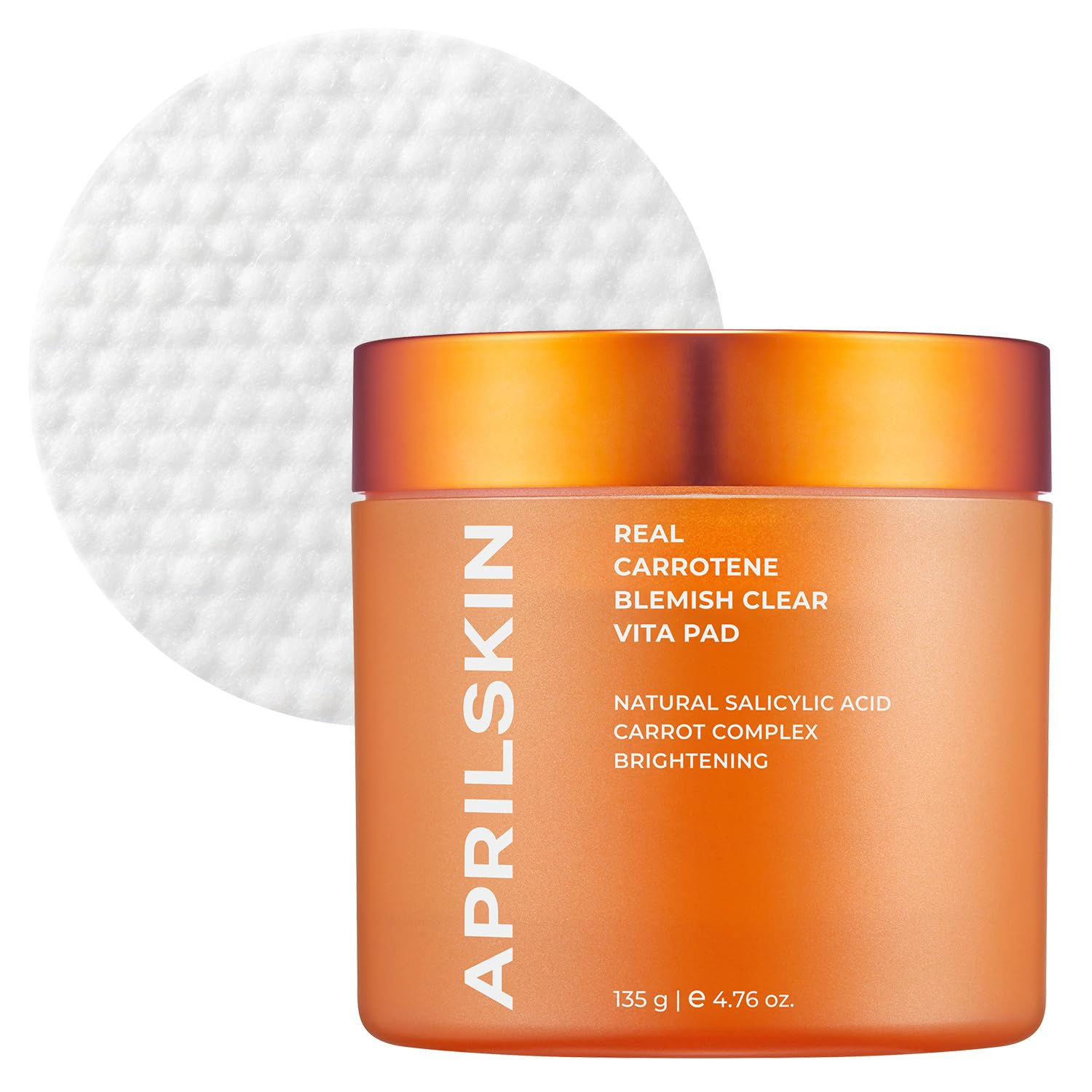 APRILSKIN Almohadillas aclaradoras Carrotene | Piel grasa, sensible