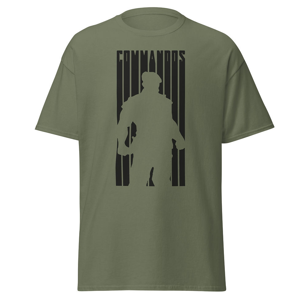 Thumbnail: Unisex Classic Tee "Shadow Lines" - Commandos: Origins