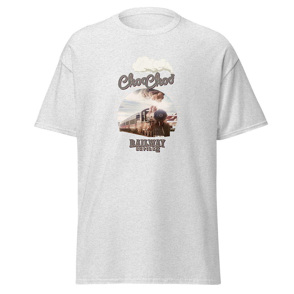 Thumbnail: Unisex Classic Tee "Choo Choo" - Railway Empire 2