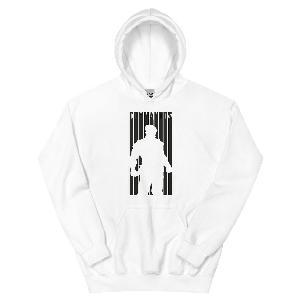 Thumbnail: Unisex Hoodie "Shadow Lines" - Commandos: Origins