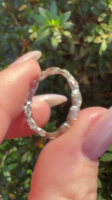 Thumbnail: Edwardian Old Mine Cut Diamond Eternity 