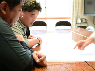 土木工事のミーティング