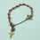 Thumbnail: RED GLASS ROSARY BRACELET