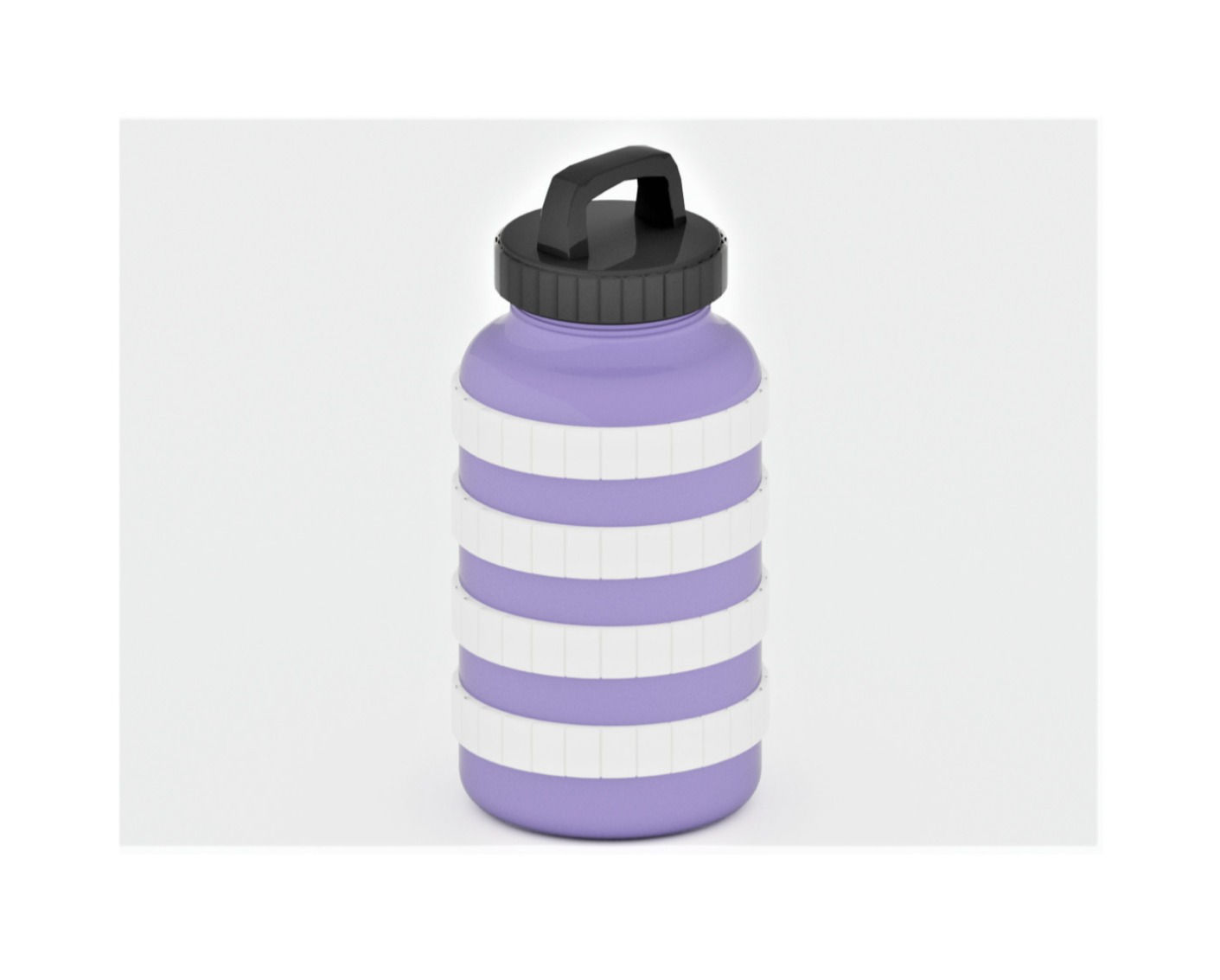 40 oz HydrationTime Light Purple Water Bottle