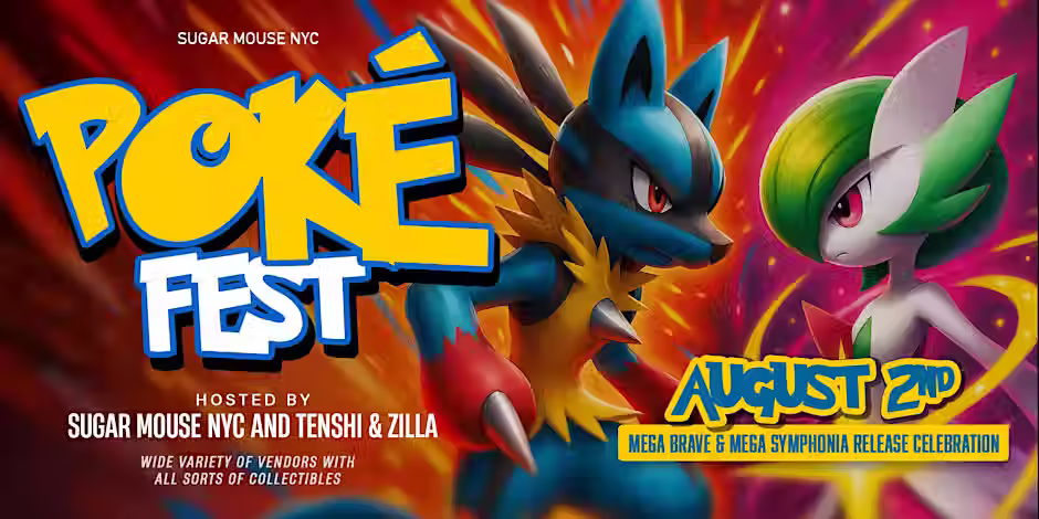 POKEFEST NYC: Pokemon Event in the East Village @ Sugar Mouse