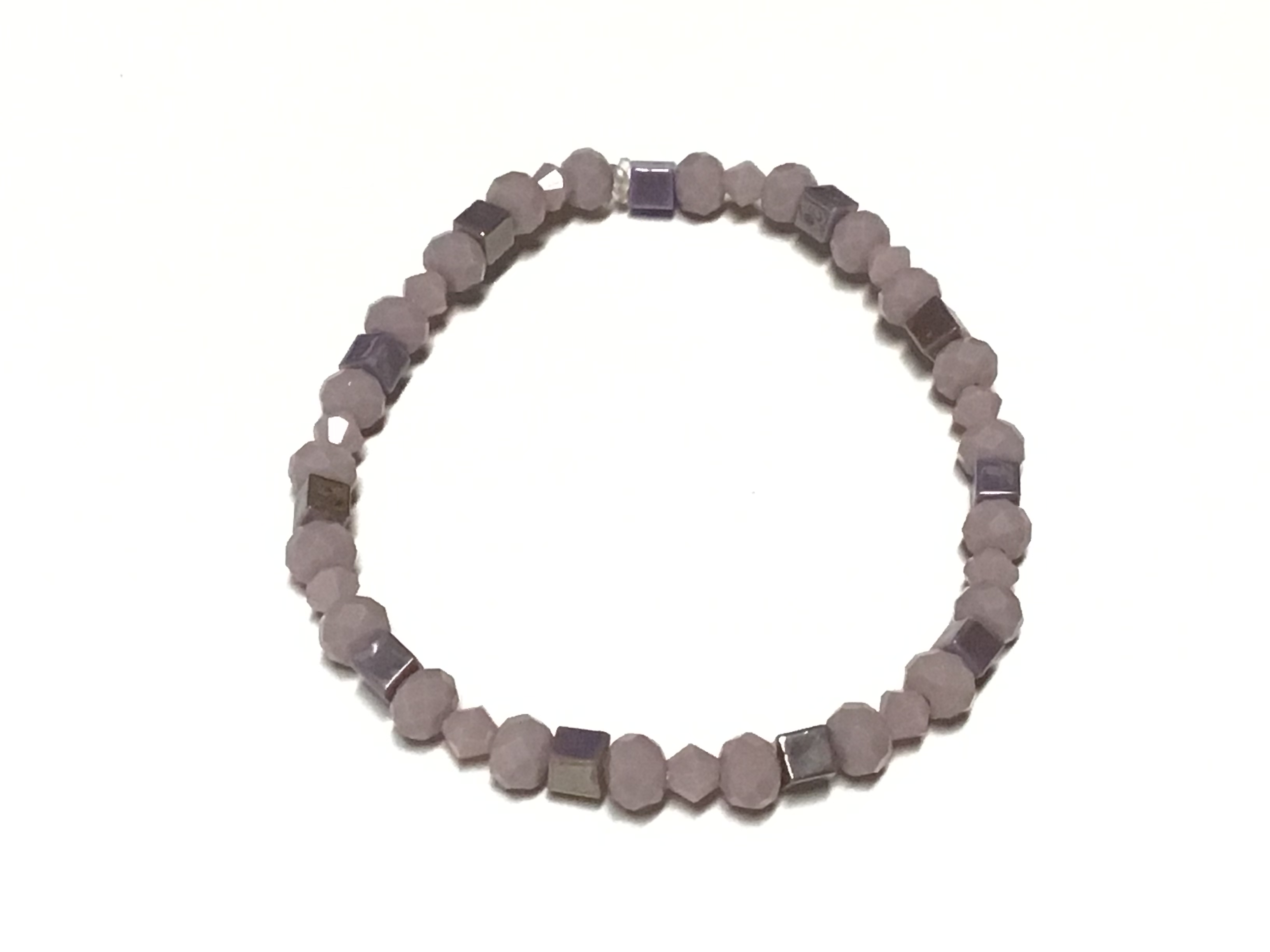 Small Bead Lilac Bracelet