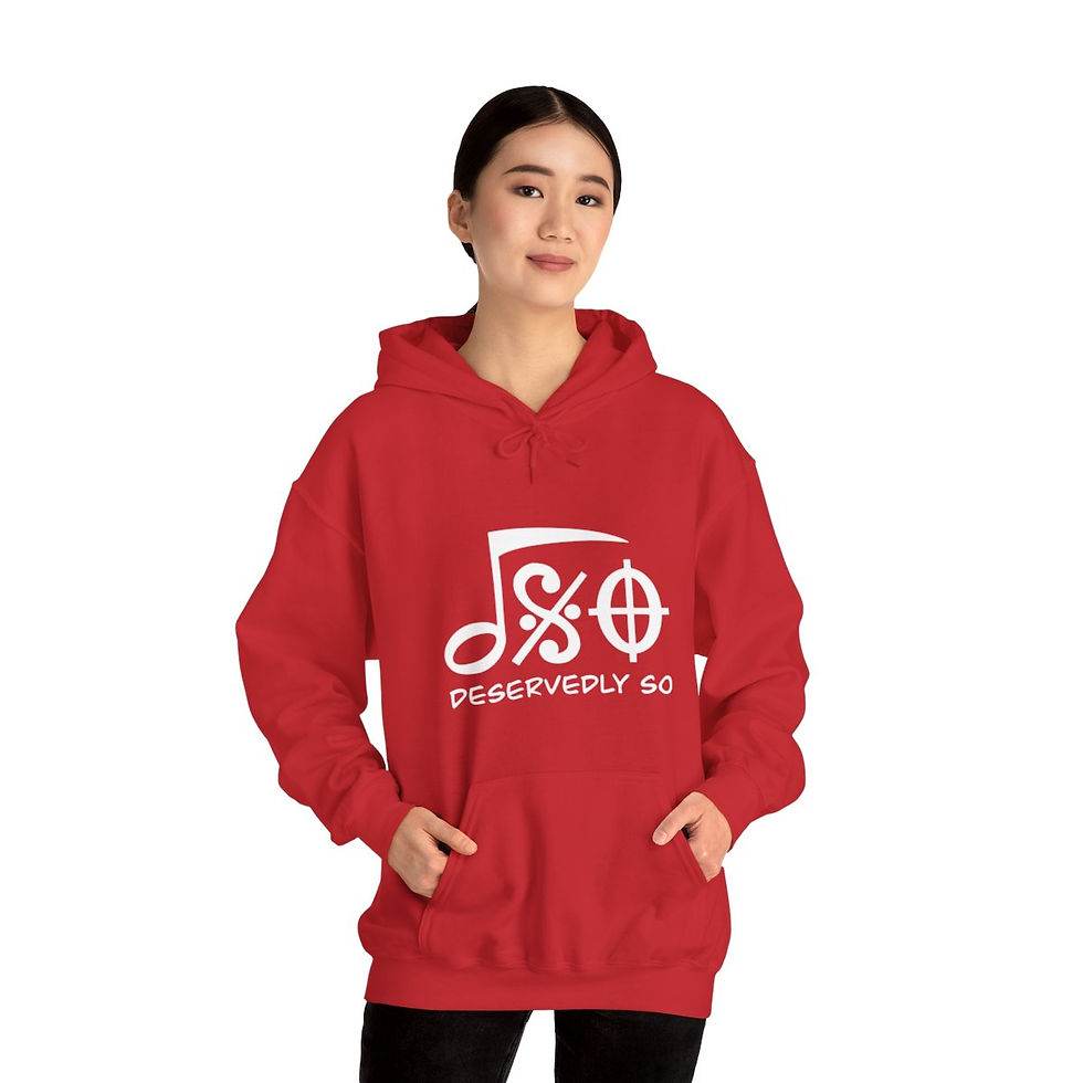 Thumbnail: Unisex Heavy Blend™ Hooded Sweatshirt - DSO Flag Logo on Front