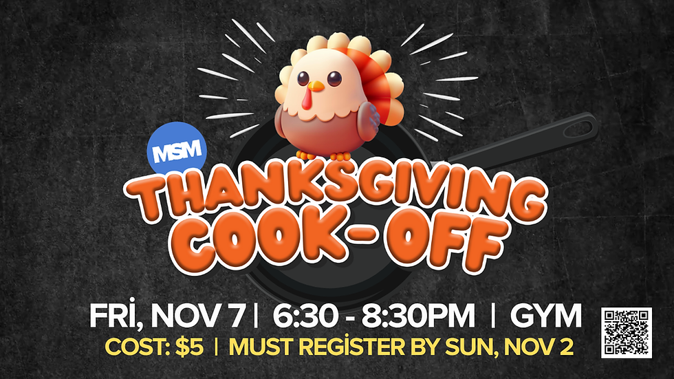 MSM Thanksgiving Cook-Off