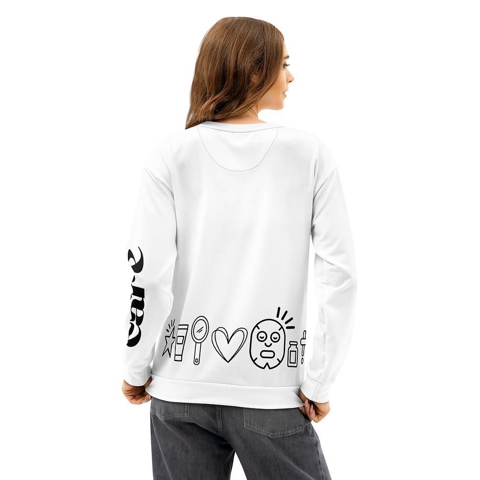 Thumbnail: Self Care - Time for my Facemask -Unisex cotton sweatshirt