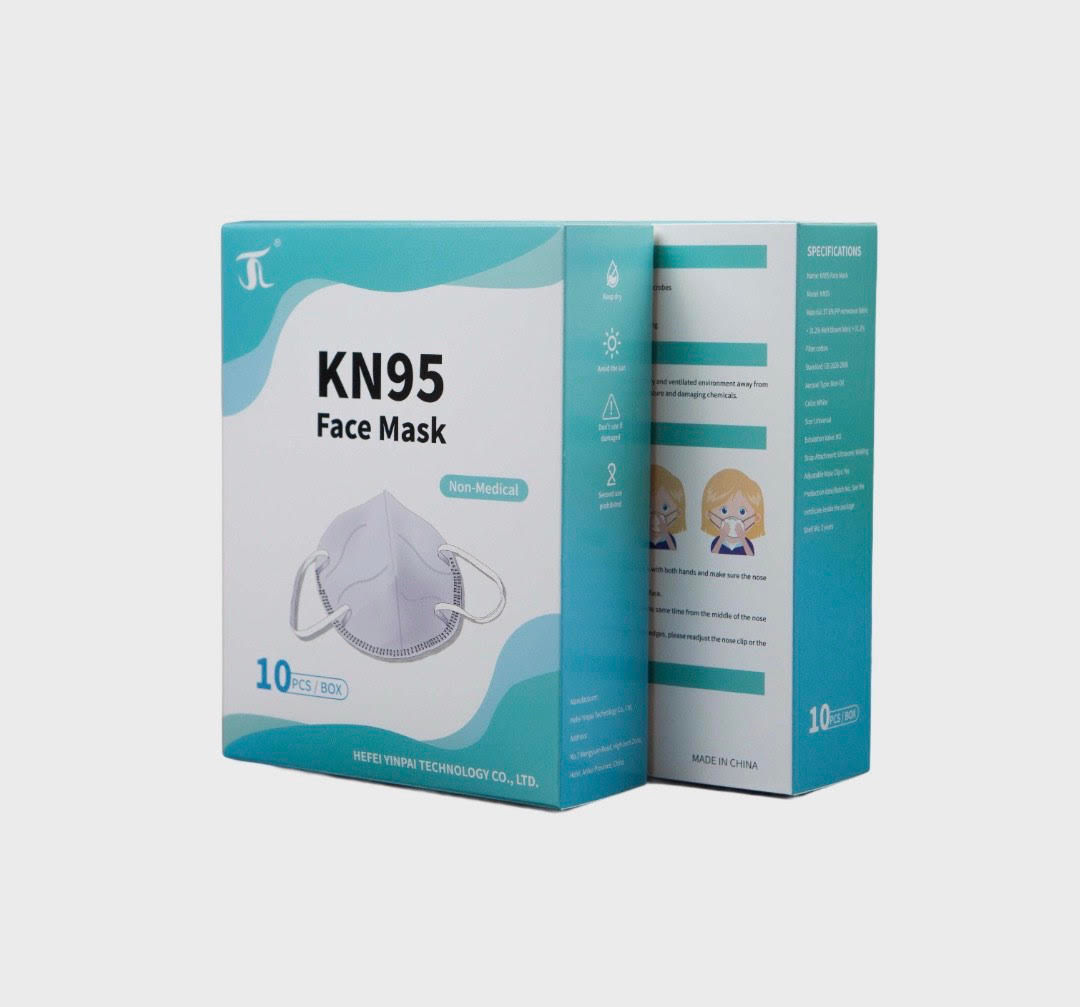 Mascarillas KN95 - color blanco