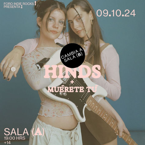 Hinds en Foro Indie Rocks: Todo lo que debes saber