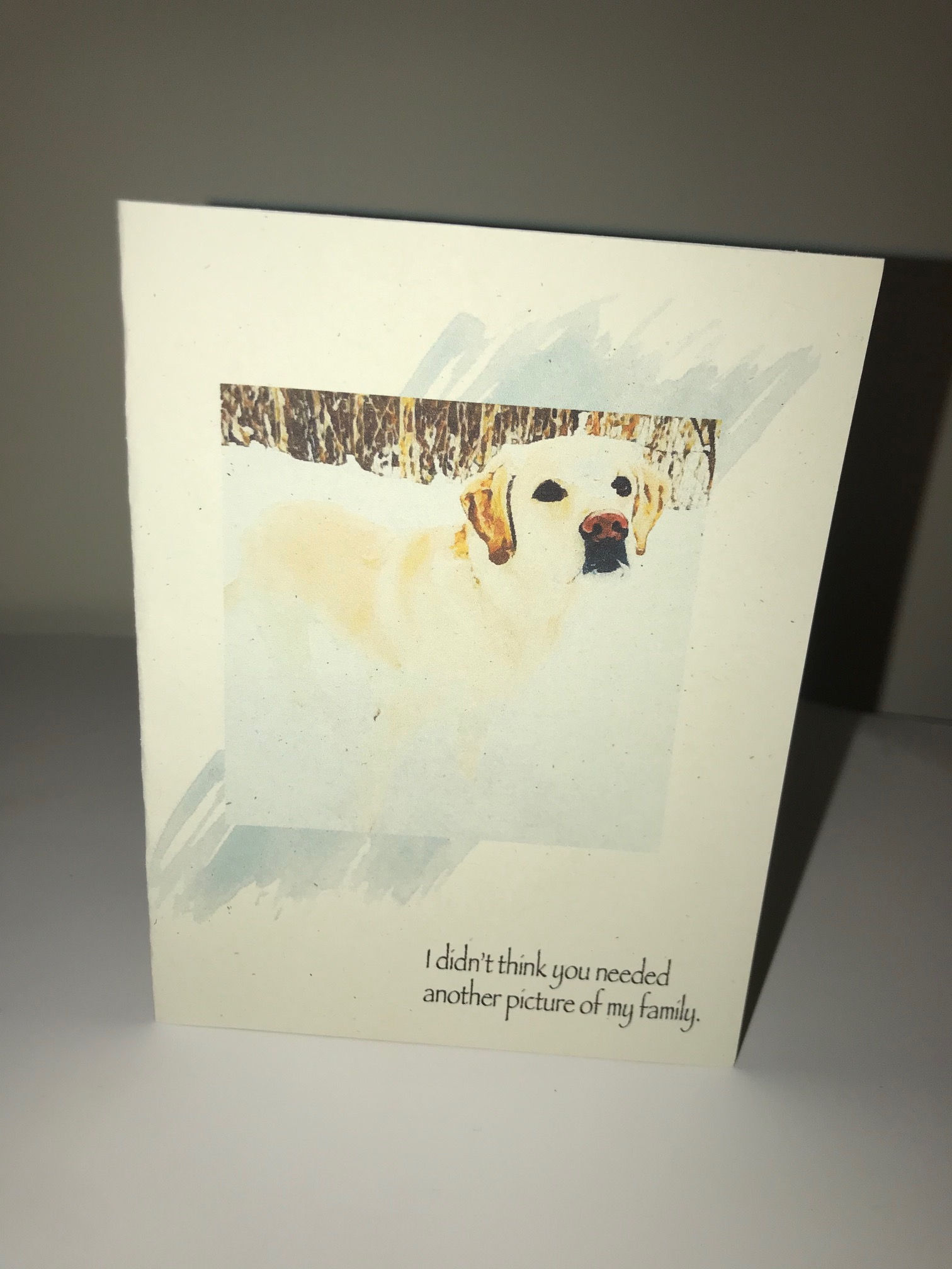 Christmas Dog Funny Card
