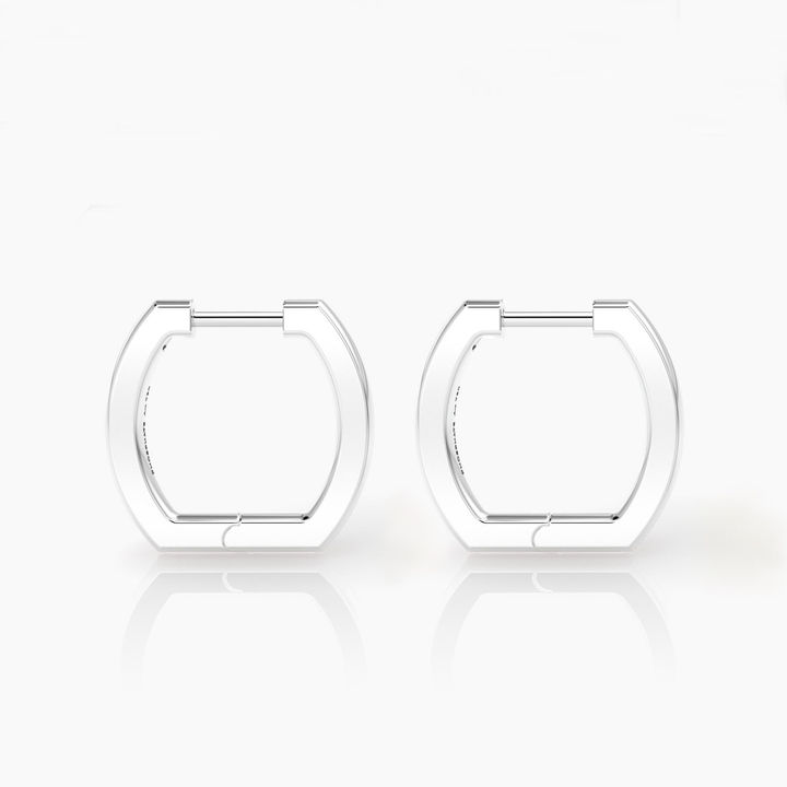 Phosphate Earrings 18k White Gold