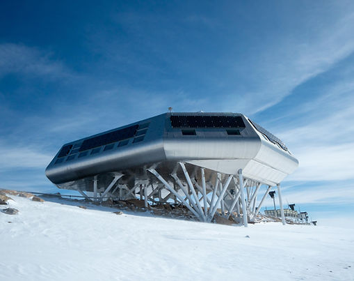 Princess Elisabeth research station in Antartica