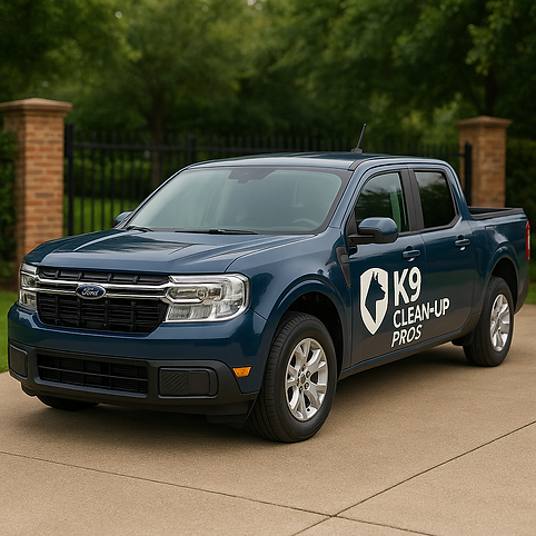 Truck with company wrap