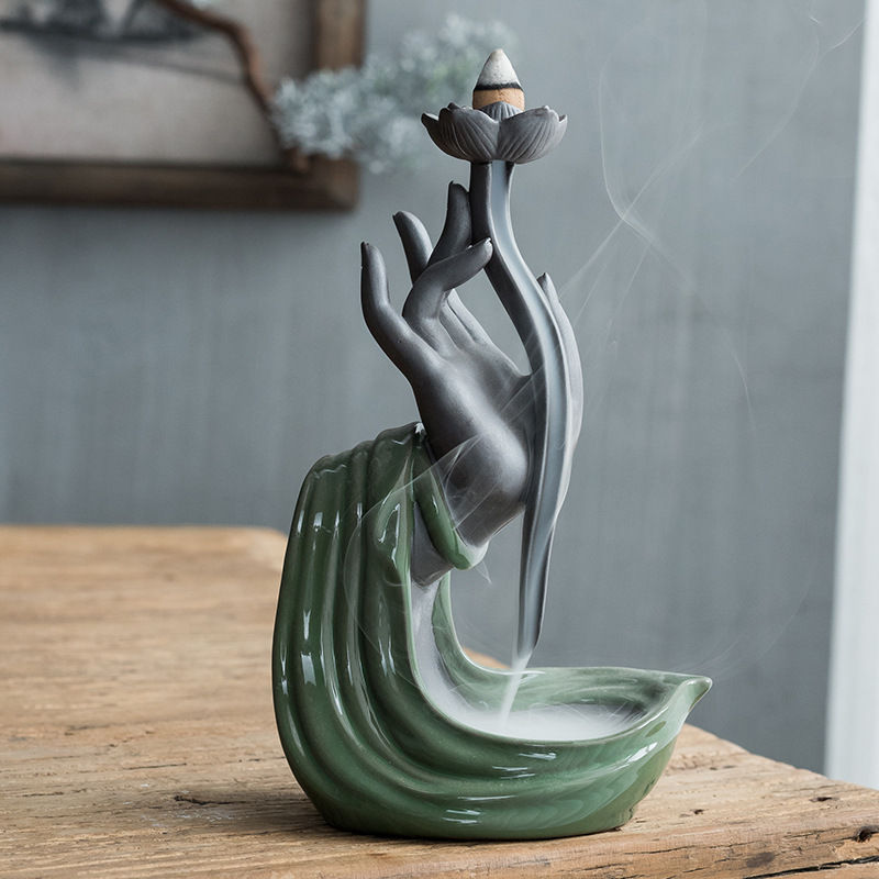 Thumbnail: Large Decorative Ceramic Incense Burners