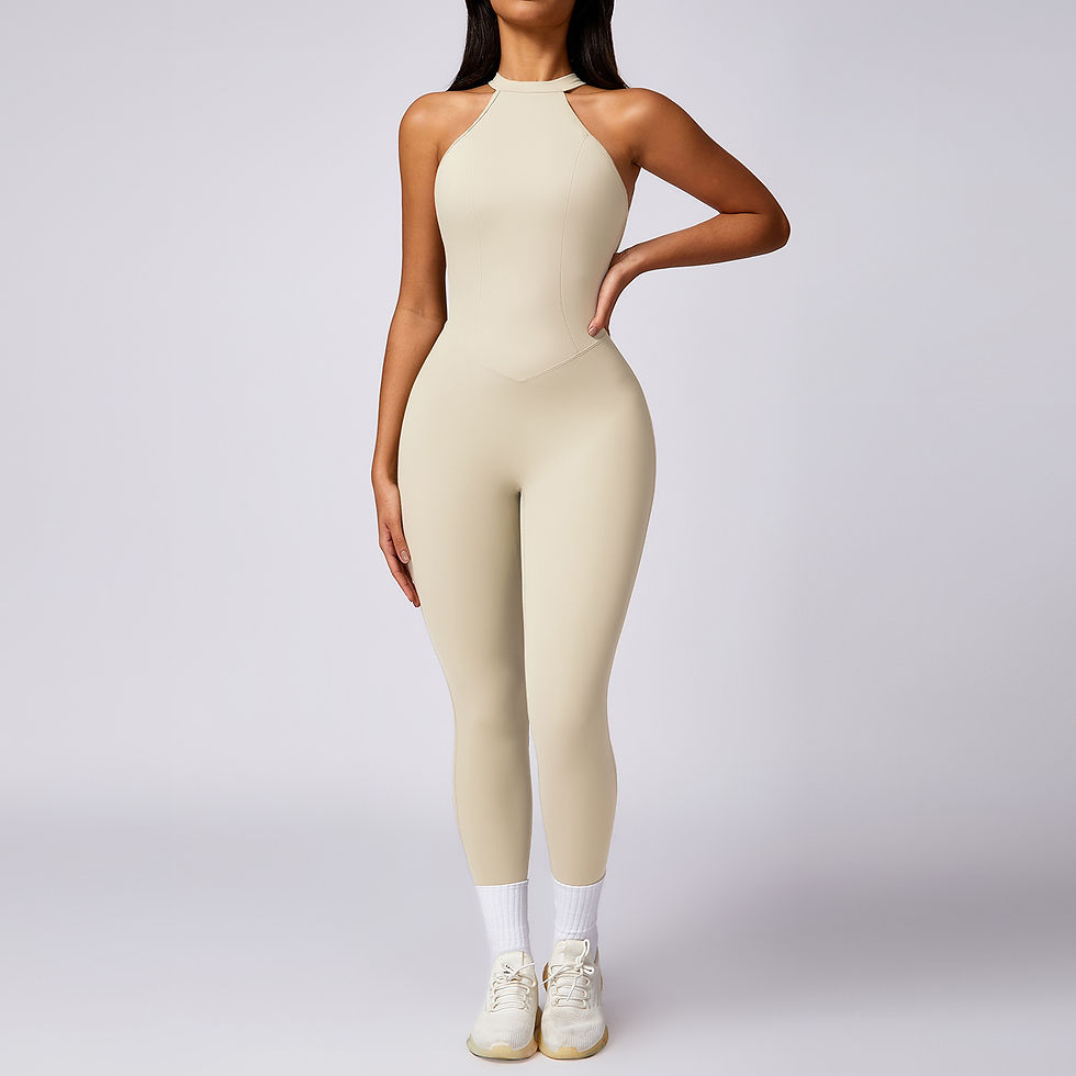 Thumbnail: Women's Quick Dry One-Piece Yoga Suit