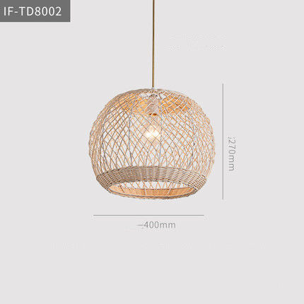Thumbnail: Art Japanese Zen Rattan Chandelier