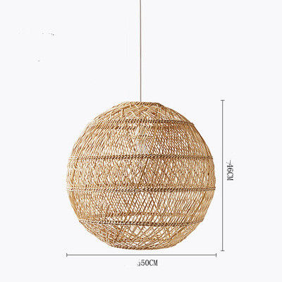 Thumbnail: Art Japanese Zen Rattan Chandelier
