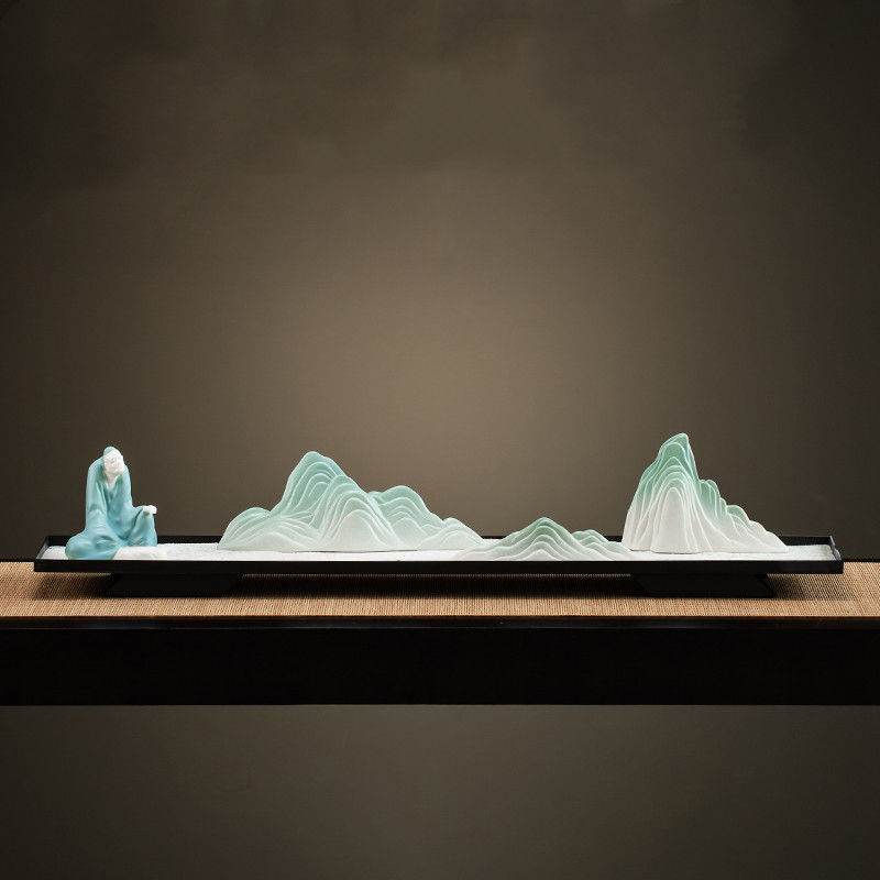 Thumbnail: Zen Living Room Ceramic Rockery Decoration