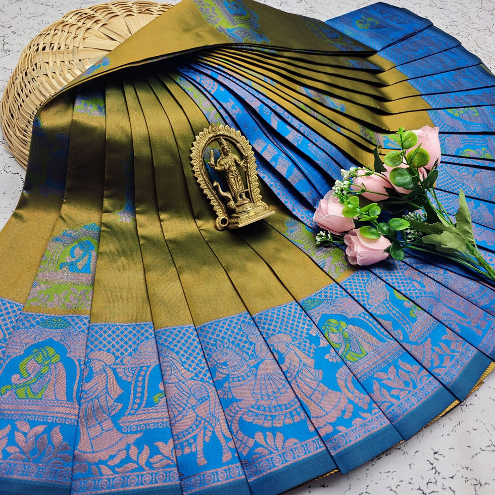 Thumbnail: db Elite Kupera Koravi Bridal Silk Saree