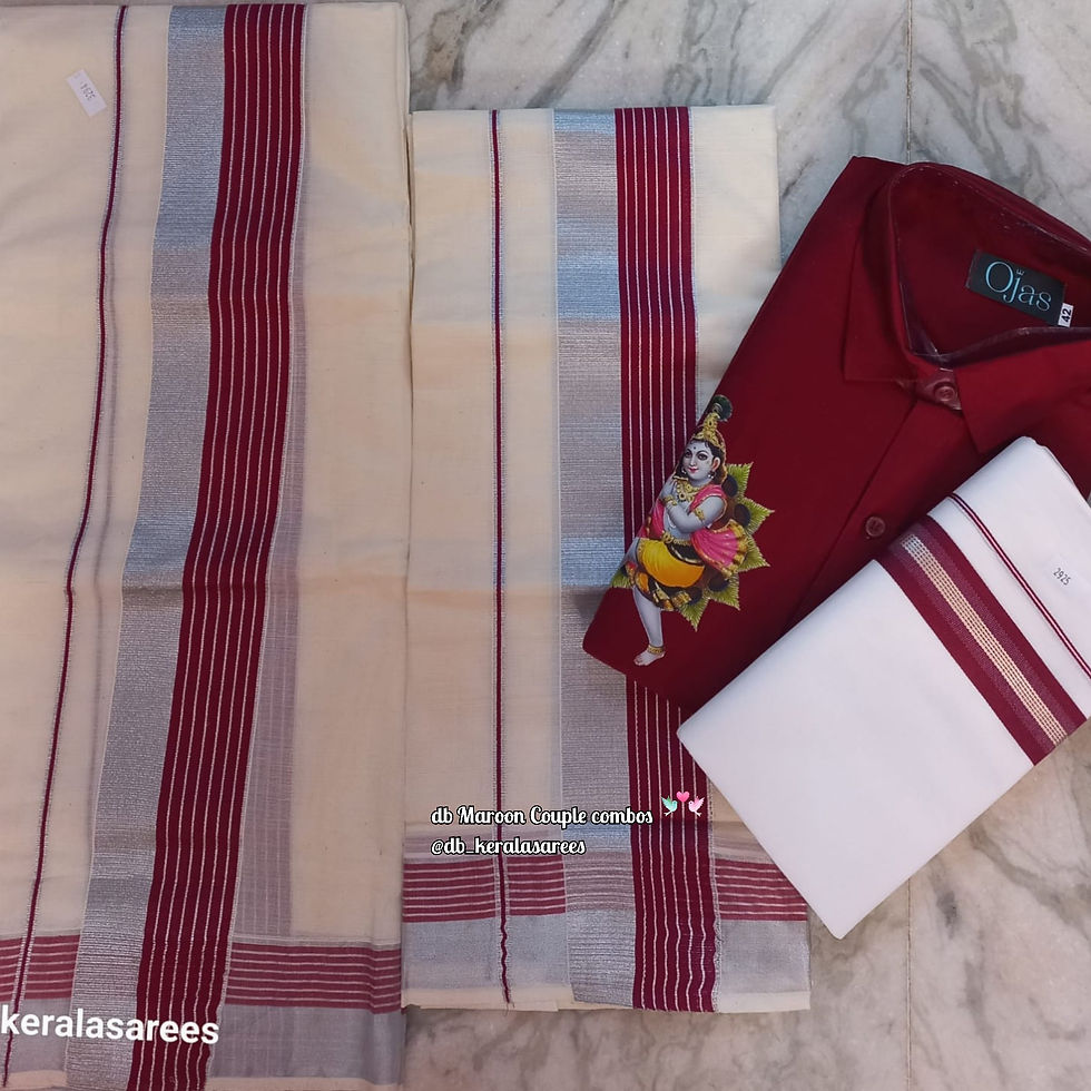 Thumbnail: db Festive Special Cotton Maroon Couple Combos 🥳