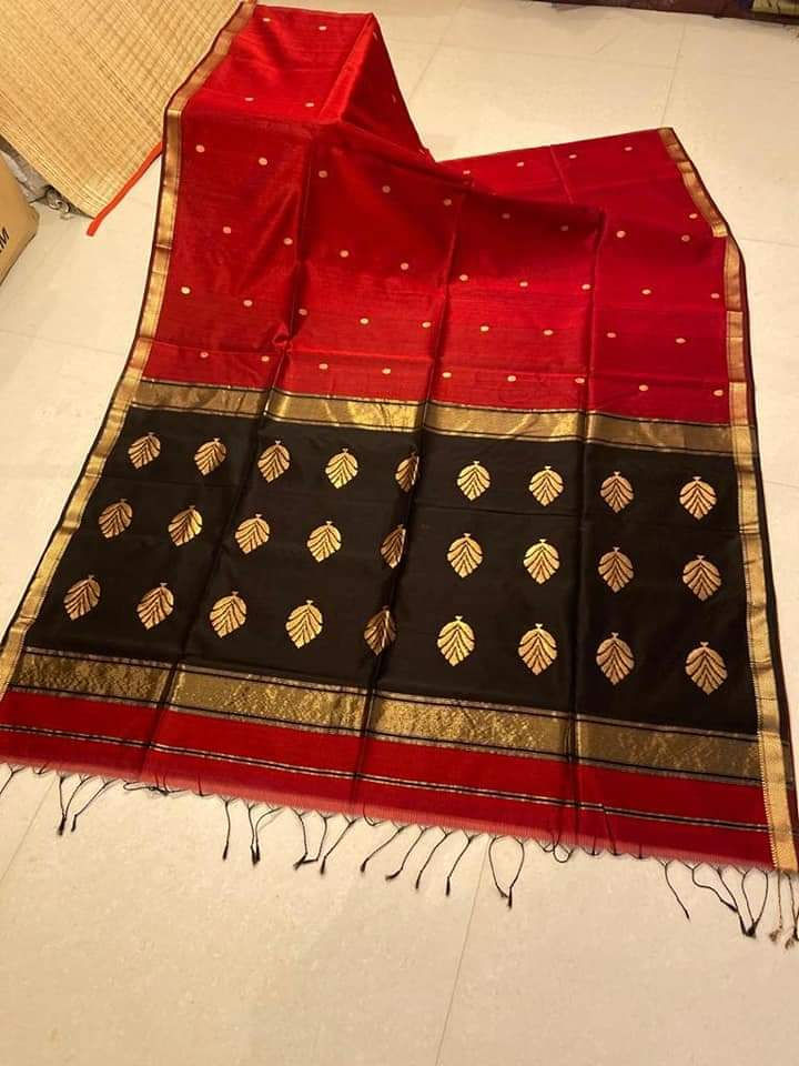 Thumbnail: db Maheshwari Cotton Silk Saree
