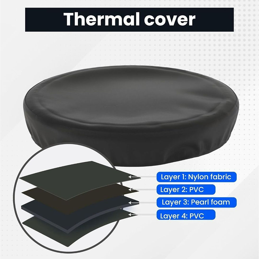 Thumbnail: Ice Bath Tub for Athletes with Cover: 320 Litres Cold Plunge Tub for Recovery