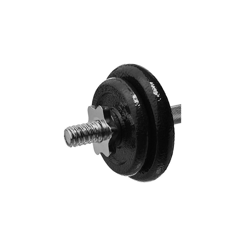 Thumbnail: Threaded collars for securing plates to barbell
