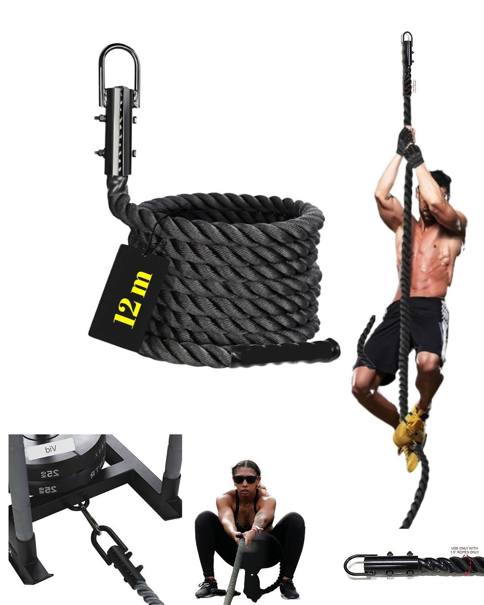 Thumbnail: 38mm*12m/15m Climbing Rope Sled Power Rope HYROX