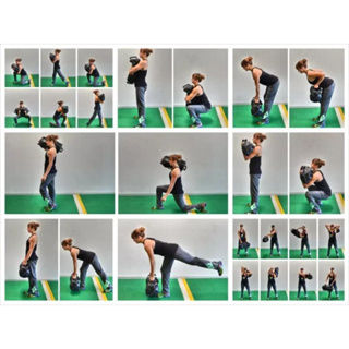 Thumbnail: Filled Weight Sand Power Bag Strength Training Fitness Crossfitt Running Workout
